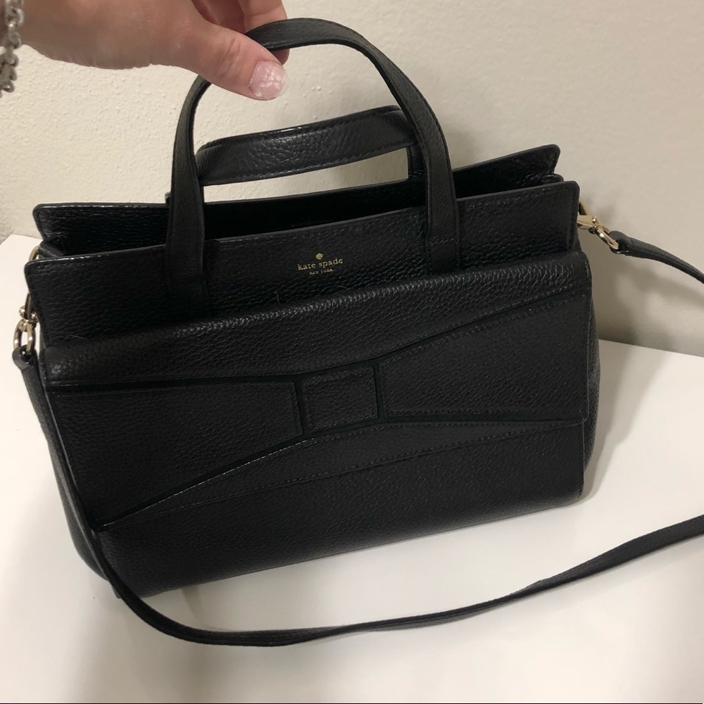 Kate Spade Black medium “envelope” purse